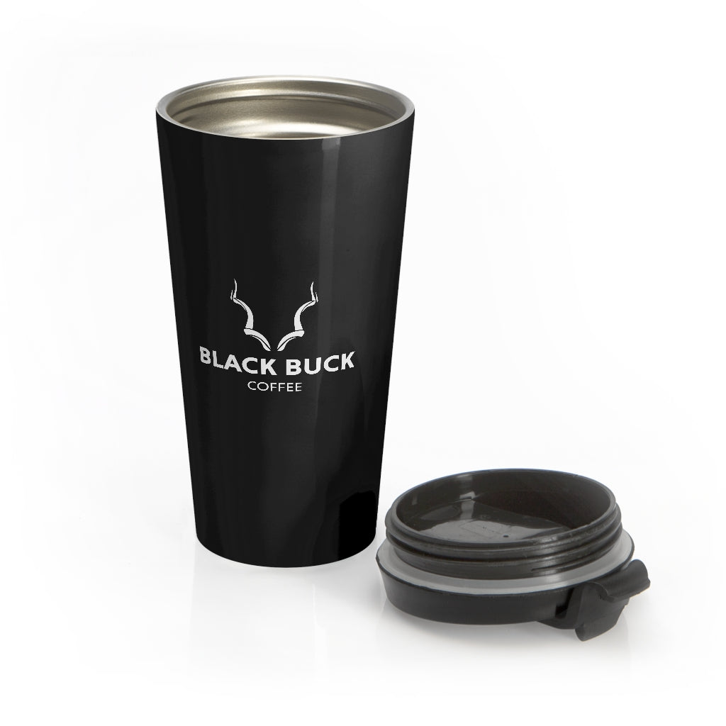 Black Buck Coffee Stainless Steel Travel Mug