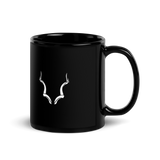 Buck Logo Black Glossy Mug