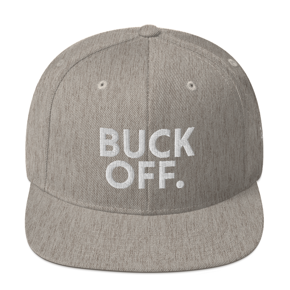 Buck Off Snapback Hat